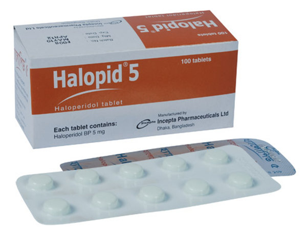 Halopid 5 mg Packaging