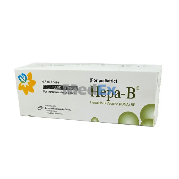 Hepa-B 10 mcg/0.5 ml Packaging