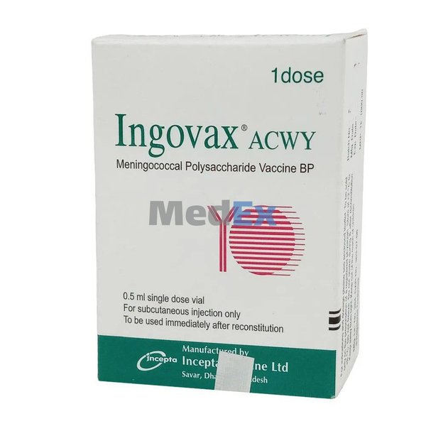 Ingovax ACWY 50 mcg/0.5 ml Packaging