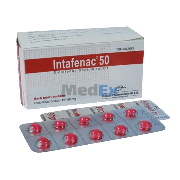 Intafenac 50 mg Packaging