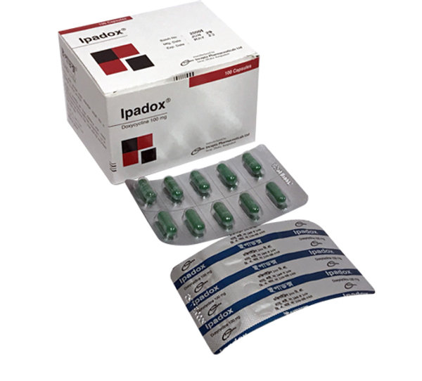 Ipadox 100 mg Packaging