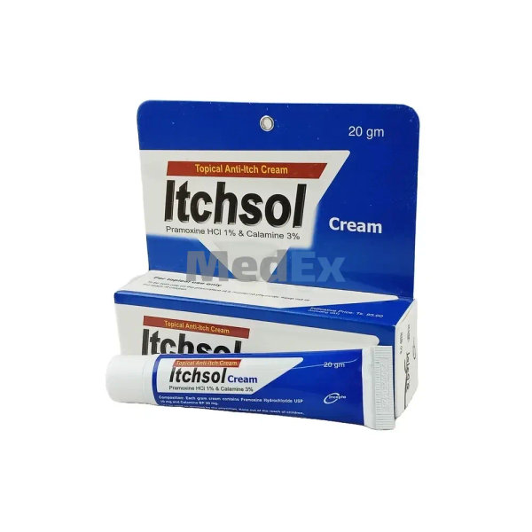 Itchsol 1%+3% Packaging