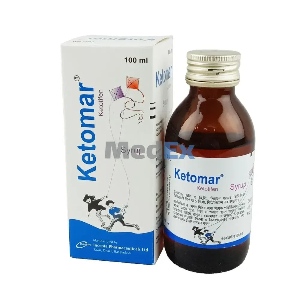 Ketomar 1 mg/5 ml Packaging