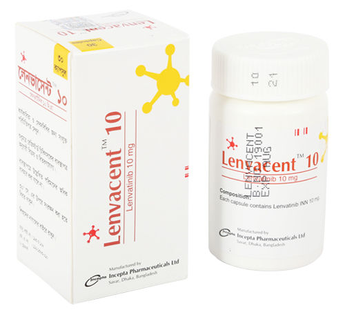 Lenvacent 10 mg Packaging