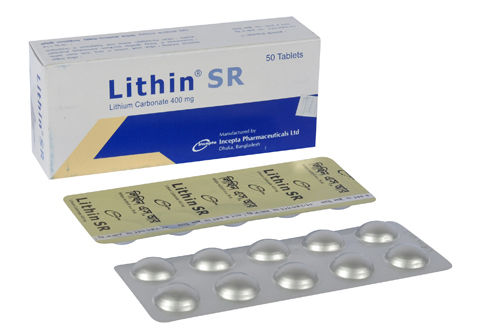 Lithin SR 400 mg Packaging