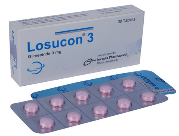 Losucon 3 mg Packaging