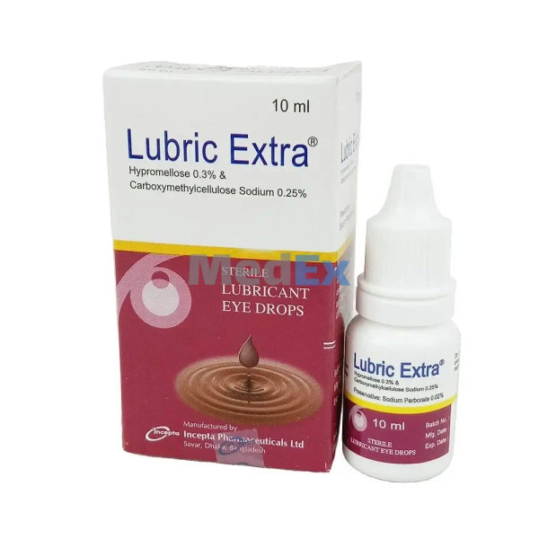 Lubric Extra 0.25%+0.3% Packaging