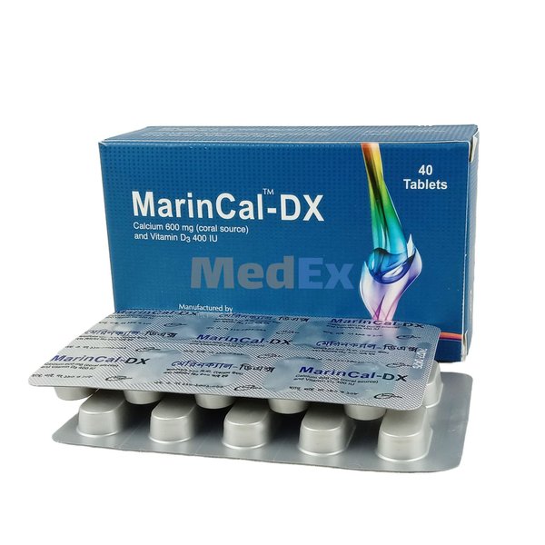 MarinCal-DX 600 mg+400 IU Packaging