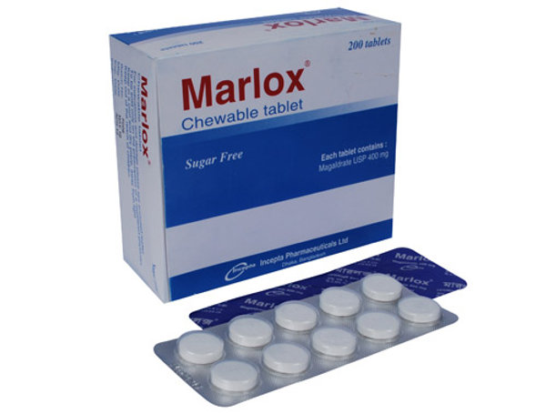 Marlox 400 mg Packaging