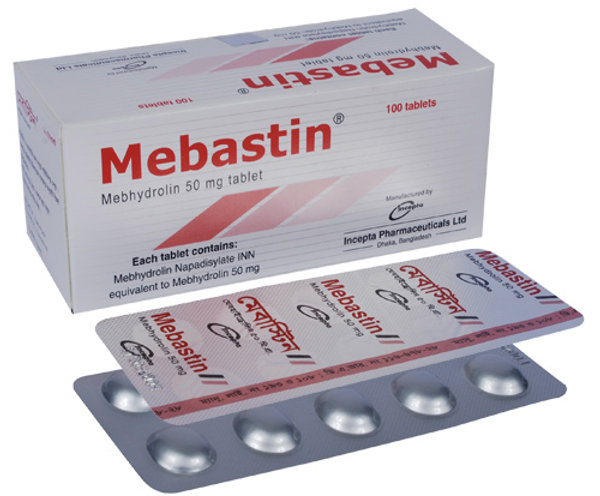 Mebastin 50 mg Packaging