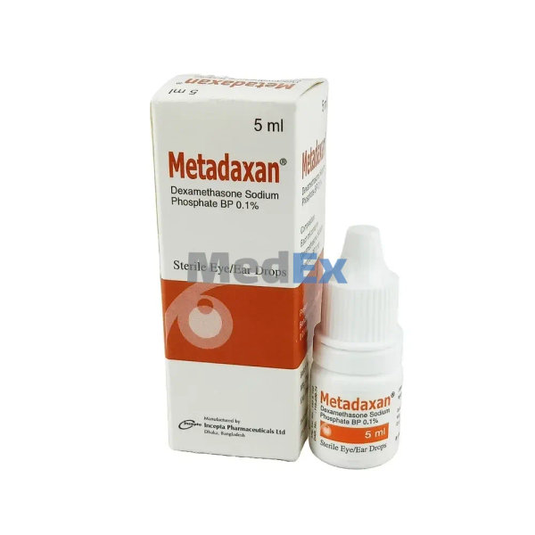 Metadaxan 0.1% Packaging