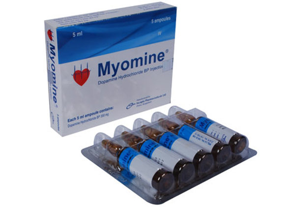 Myomine 200 mg/5 ml Packaging