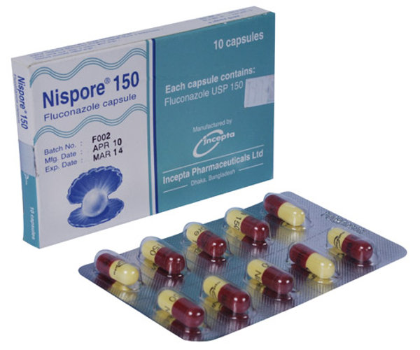 Nispore 150 mg Packaging