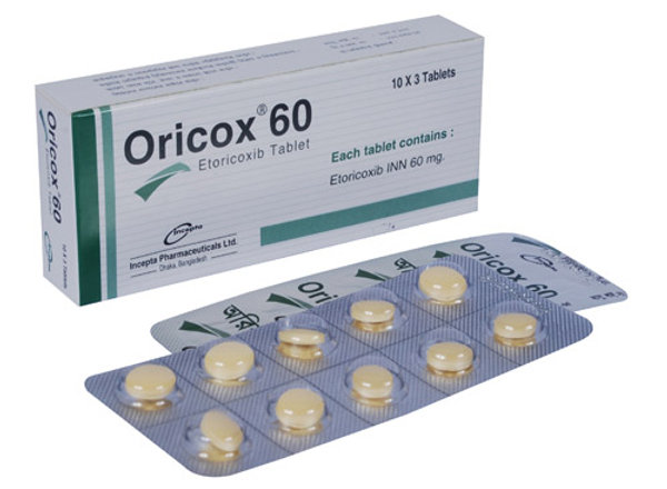 Oricox 30 mg Packaging