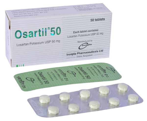 Osartil 50 mg Packaging