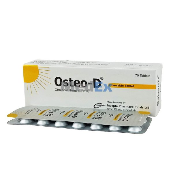 Osteo-D 1000 IU Packaging