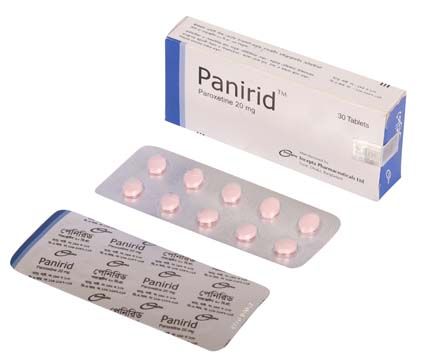Panirid 20 mg Packaging