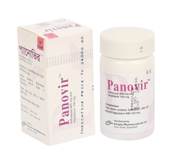 Panovir 400 mg+100 mg Packaging