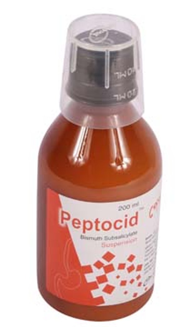 Peptocid 87.5 mg/5 ml Packaging