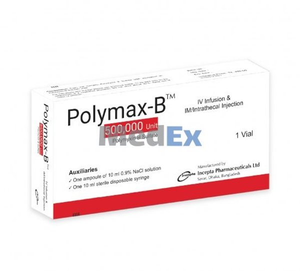 Polymax-B 5 lac unit Packaging