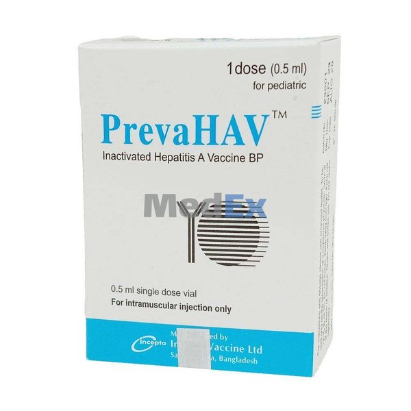 PrevaHAV (For child) 250 unit/0.5 ml Packaging