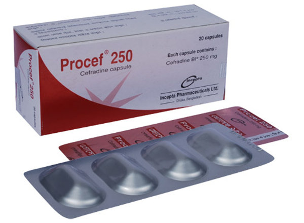 Procef 125 mg/1.25 ml Packaging