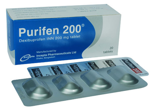 Purifen 200 mg Packaging