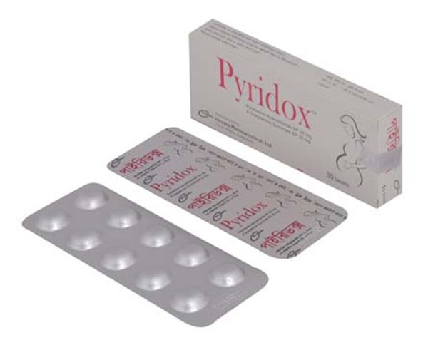 Pyridox 20 mg+20 mg Packaging