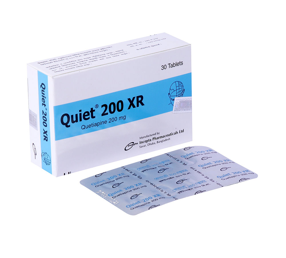 Quiet XR 200 mg Packaging