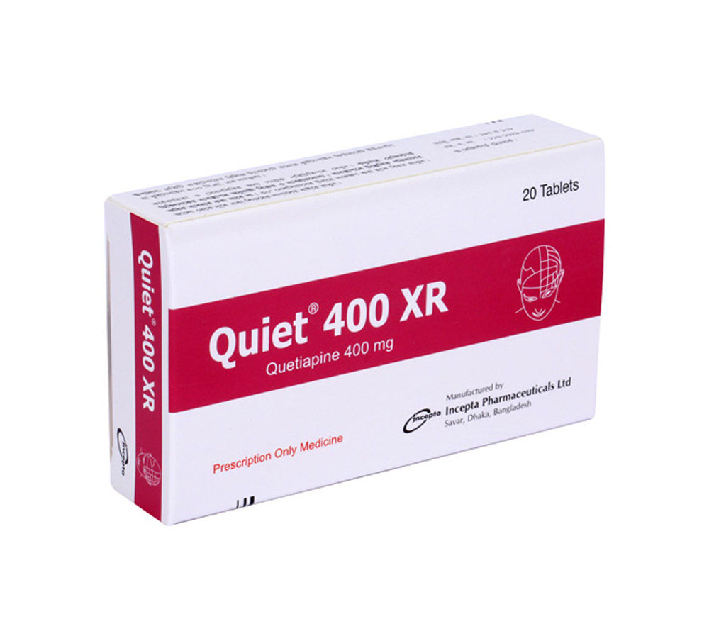 Quiet XR 400 mg Packaging
