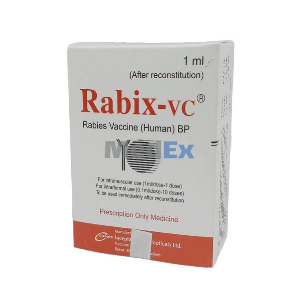 Rabix-VC 2.5 IU/ml Packaging