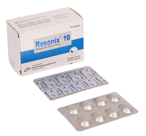Rasonix JR 10 mg Packaging