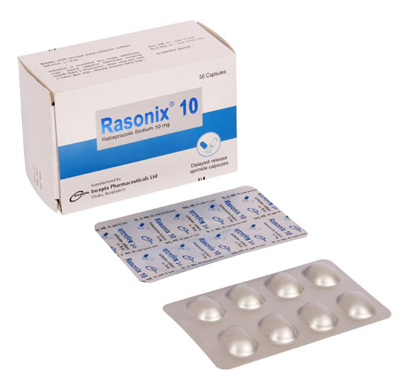 Rasonix JR 10 mg Packaging