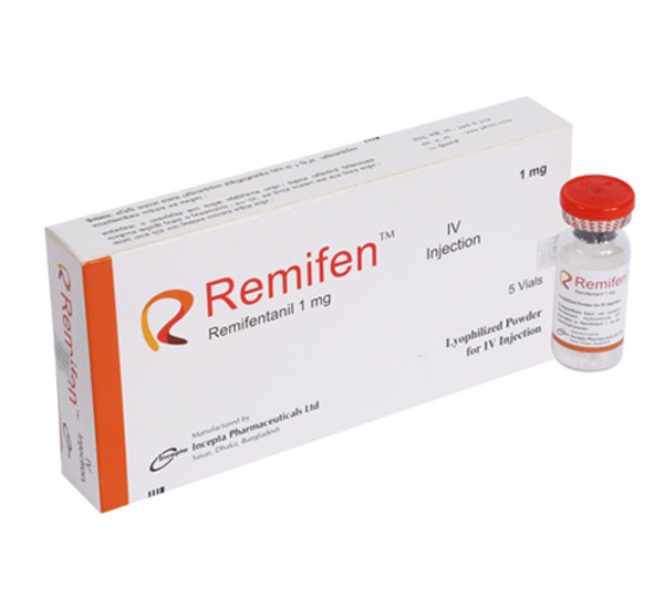 Remifen 1 mg/vial Packaging