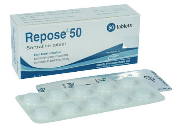 Repose 50 mg Packaging