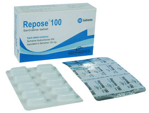 Repose 100 mg Packaging