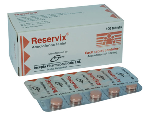 Reservix SR 200 mg Packaging