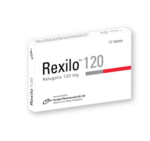 Rexilo 120 mg Packaging
