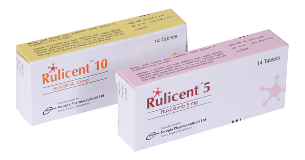 Rulicent 10 mg Packaging