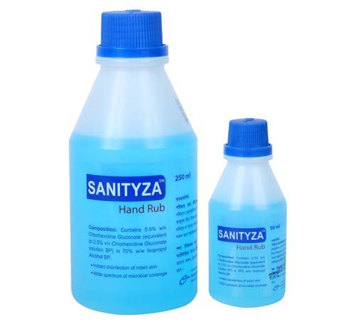 Sanityza Clear 0.5%+70% Packaging