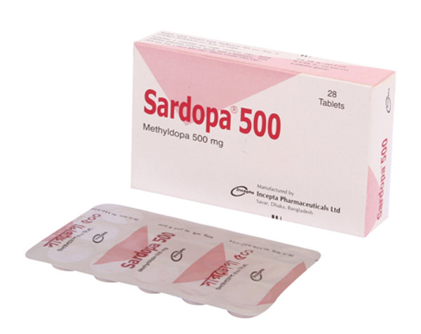 Sardopa 500 mg Packaging