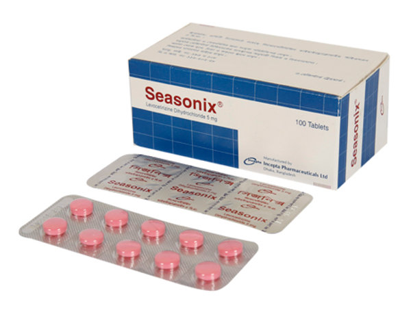 Seasonix 5 mg Packaging