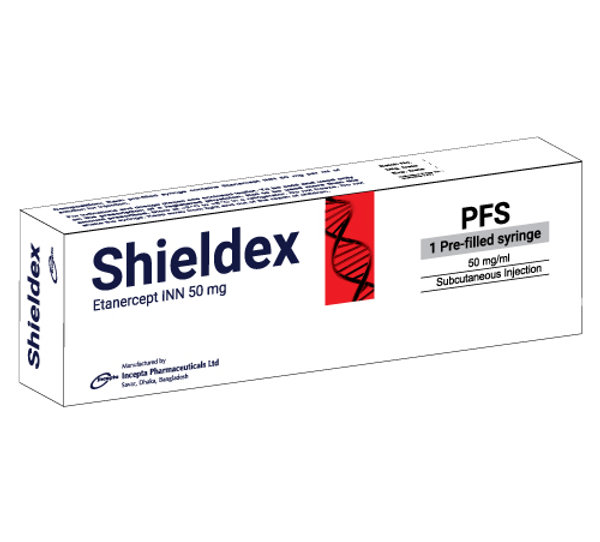 Shieldex 50 mg/ml Packaging