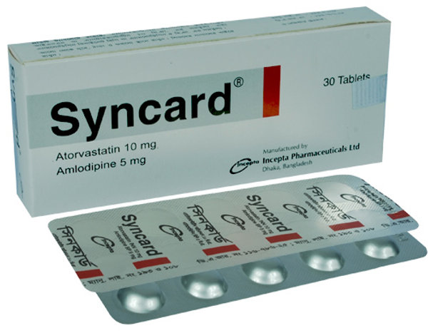 Syncard 5 mg+10 mg Packaging