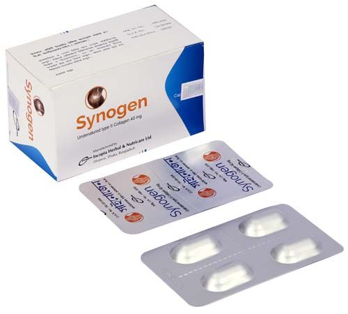 Synogen B 20 mg+750 mg+50 mg+0.75 mg Packaging