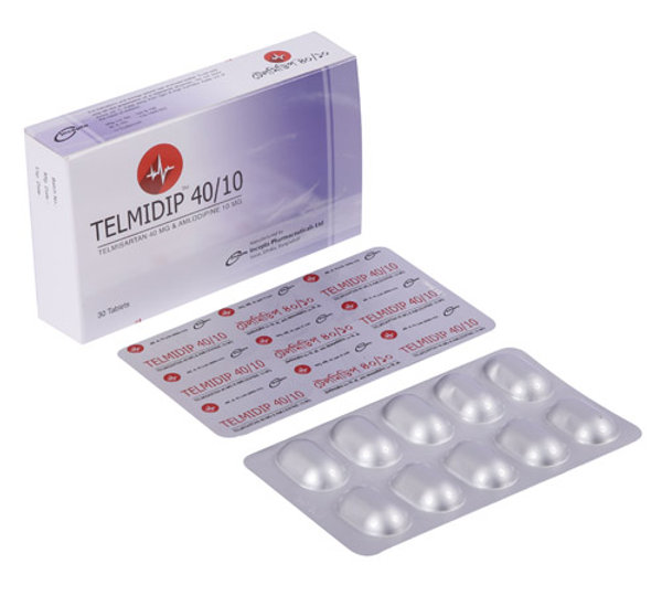 Telmidip 10 mg+80 mg Packaging
