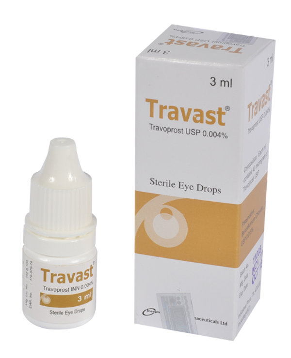 Travast 0.004% Packaging