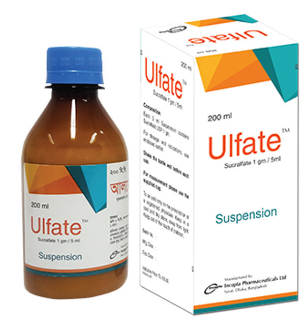 Ulfate 1 gm/5 ml Packaging