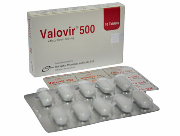 Valovir 500 mg Packaging