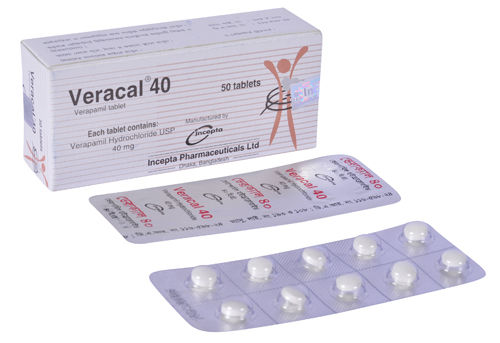 Veracal 40 mg Packaging